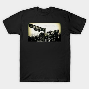 Leycross Drive &amp; Descanso Drive, La Cañada Flintridge, CA by Mistah Wilson T-Shirt